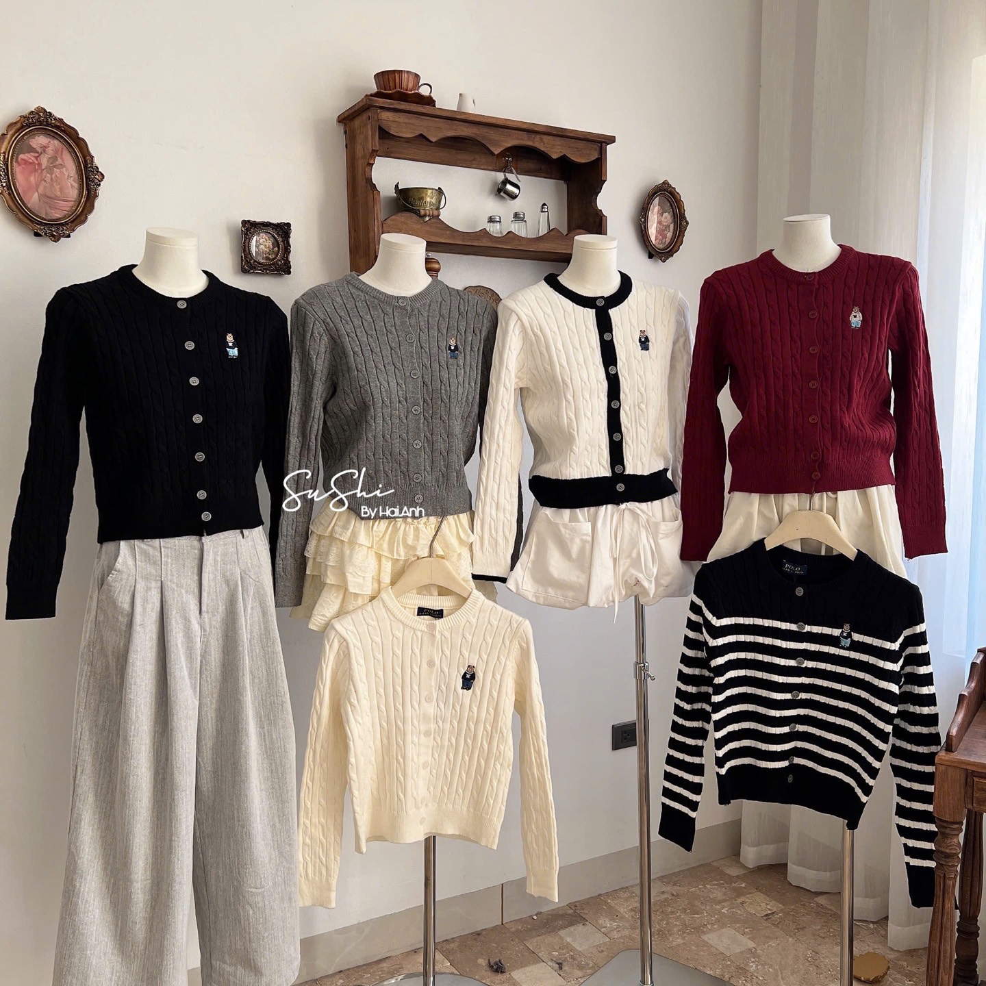 A len gấu thừng tay dài