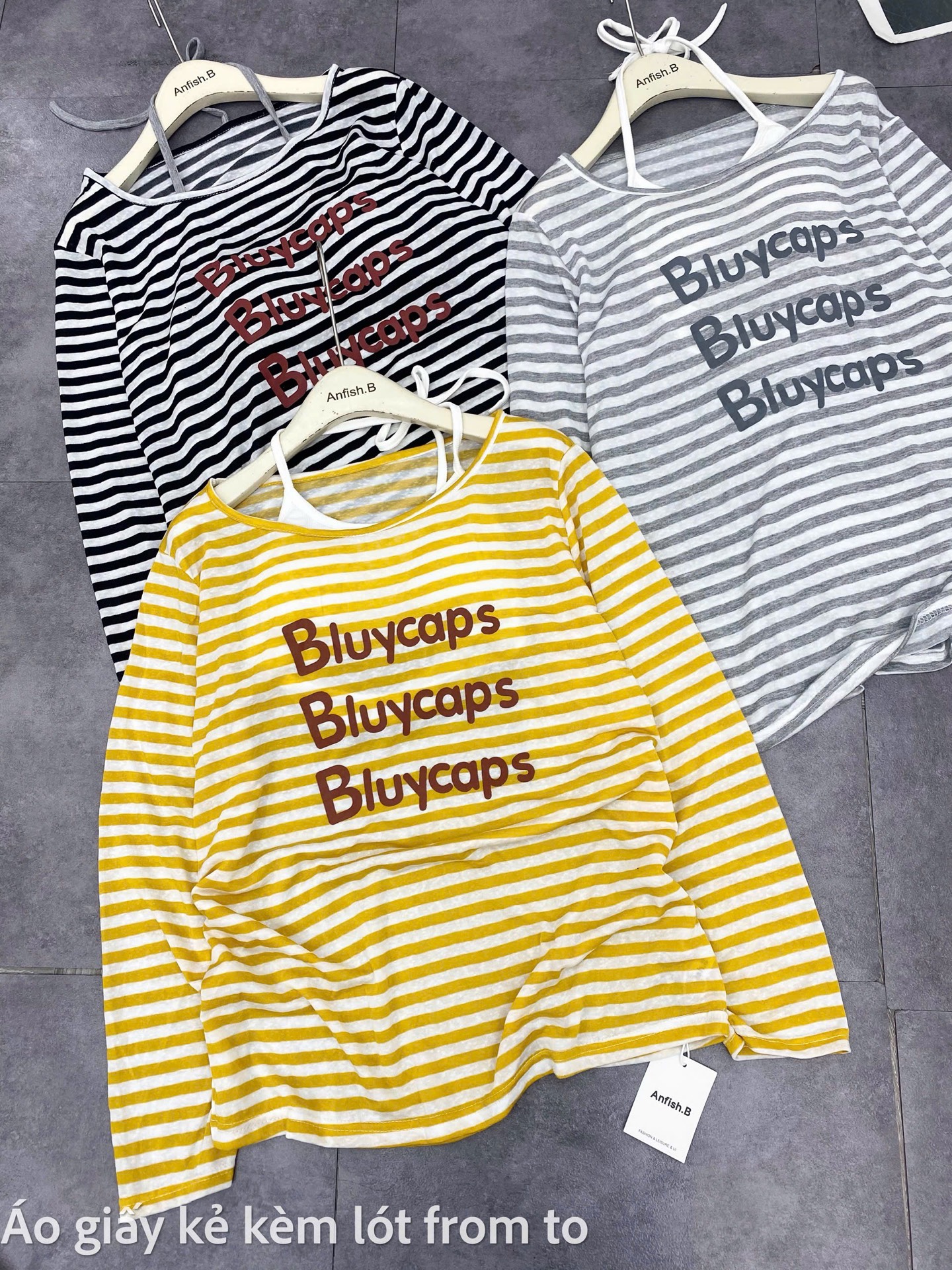 Áo thun giấy  Bluycaps kèm bra