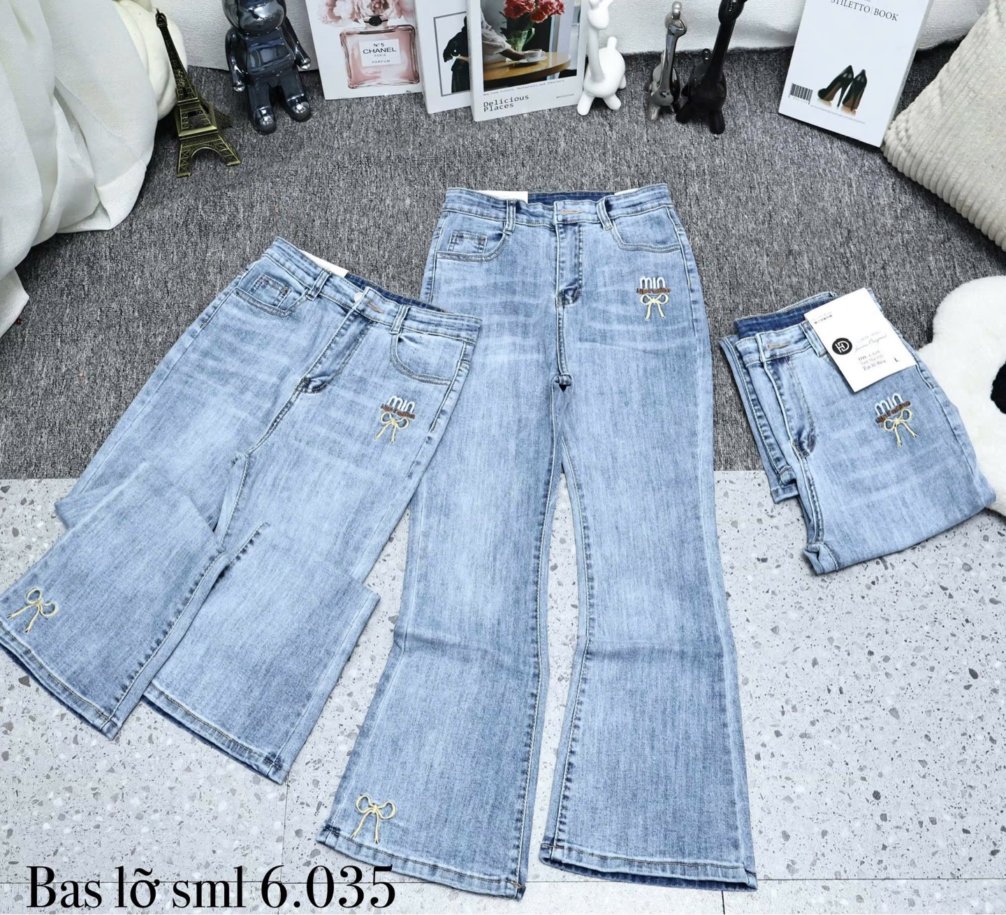 J60 bas lỡ thêu 6035