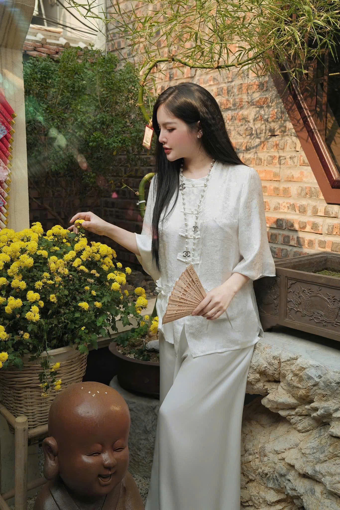 Đồ lam nút nơ túi lộc