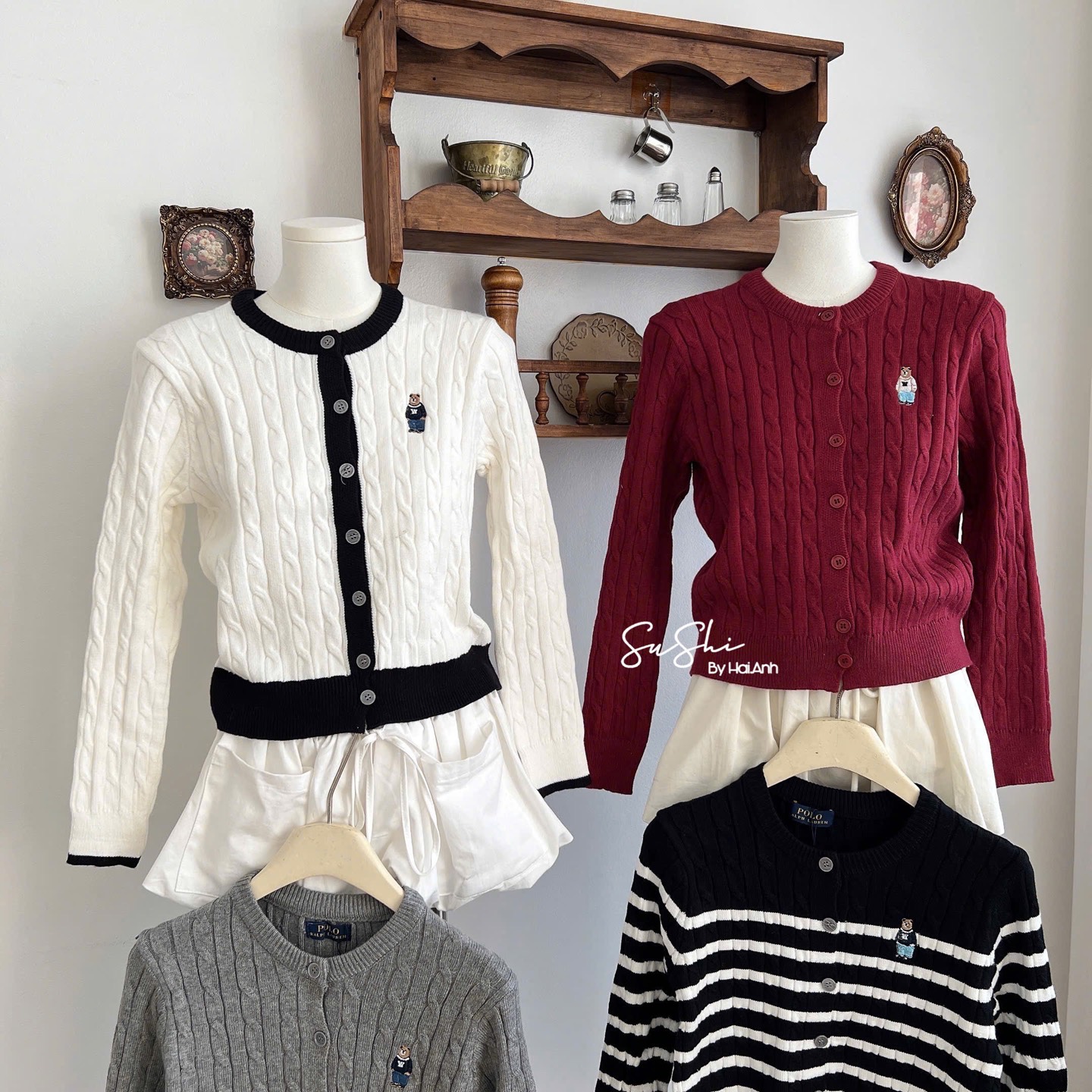 A len gấu thừng tay dài