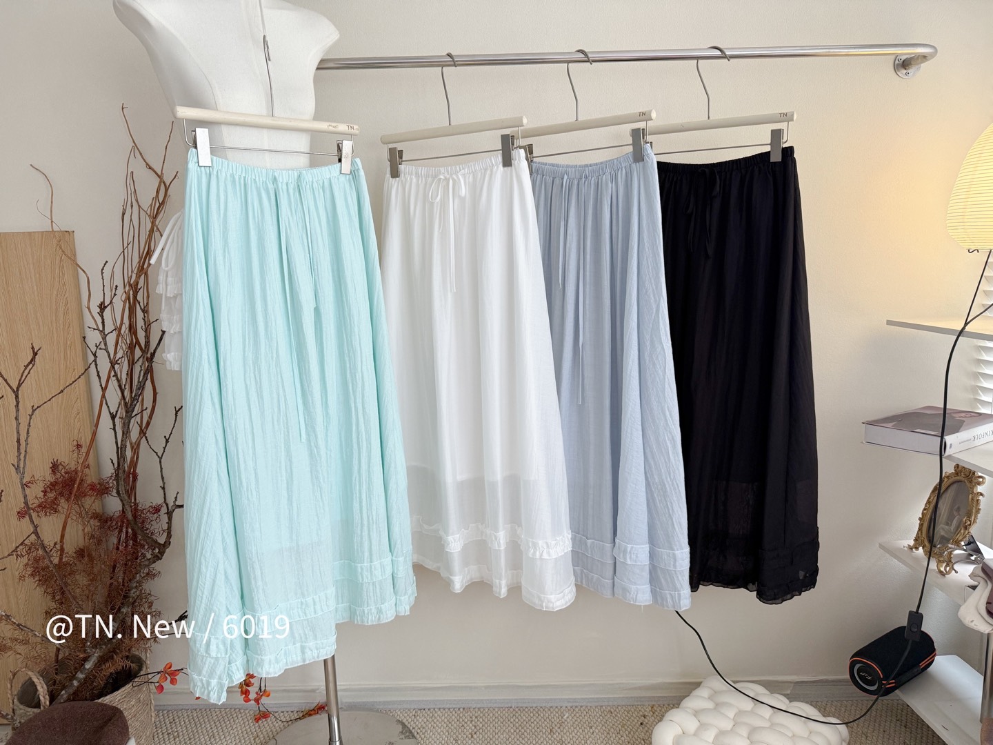 Chân váy dài quảng châu lưng thun