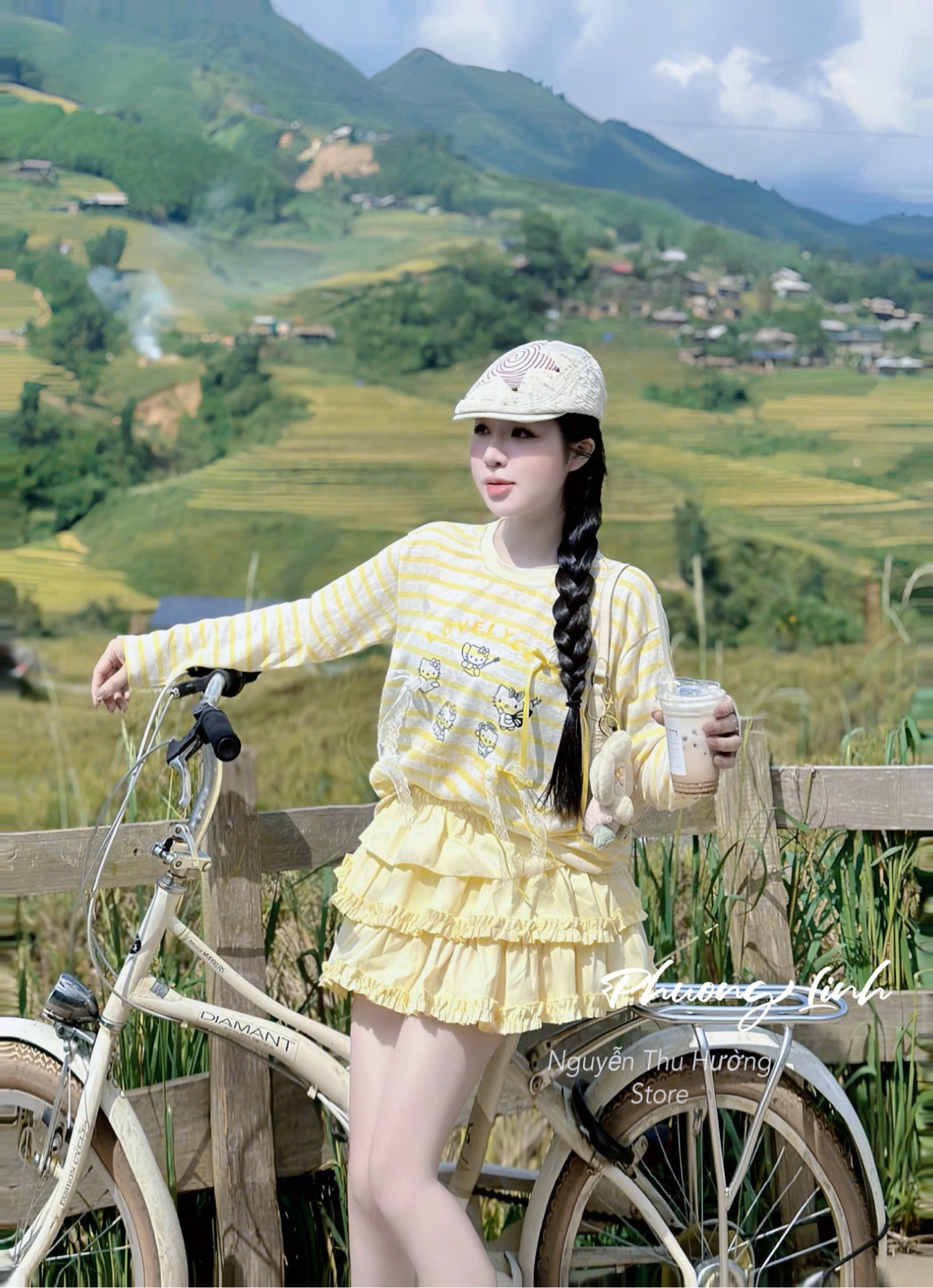 Set tay dài cv tầng hello kitty