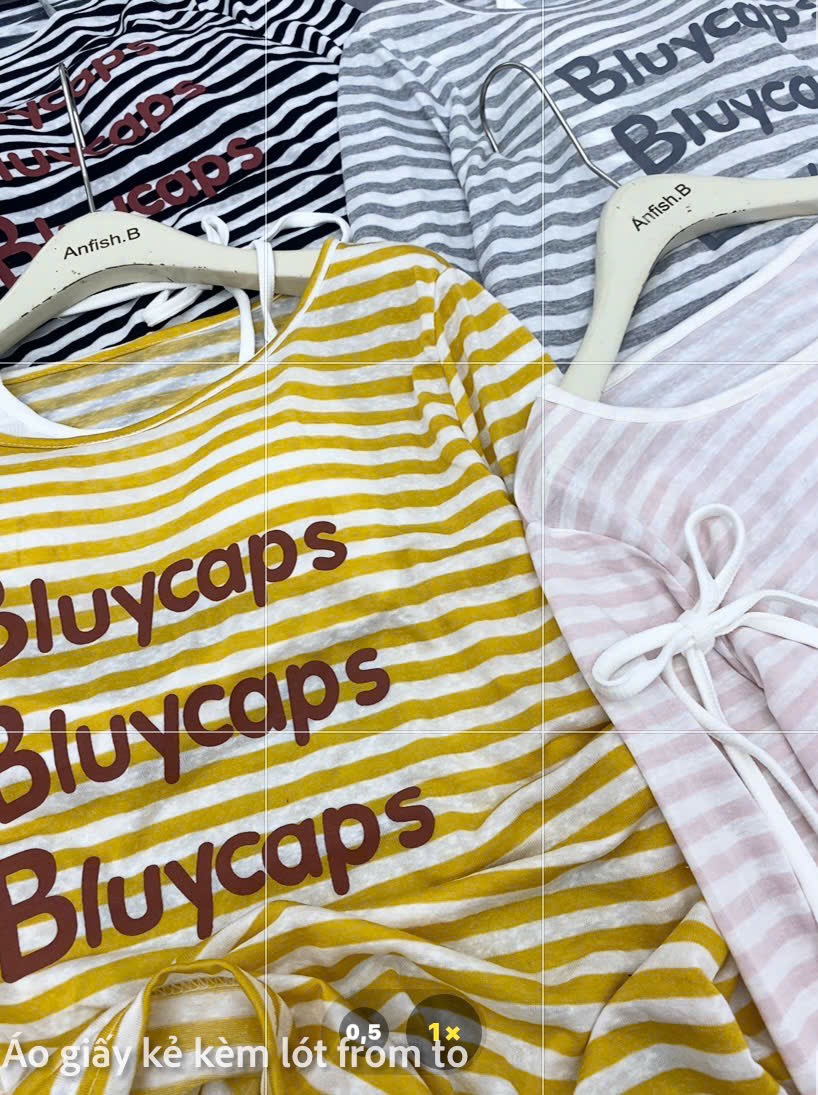Áo thun giấy  Bluycaps kèm bra