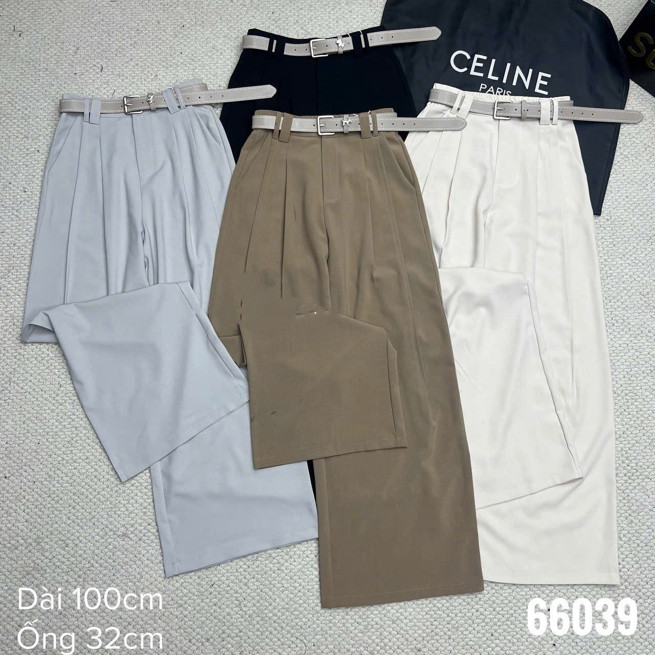 Quần tây kèm dây nịt 66039