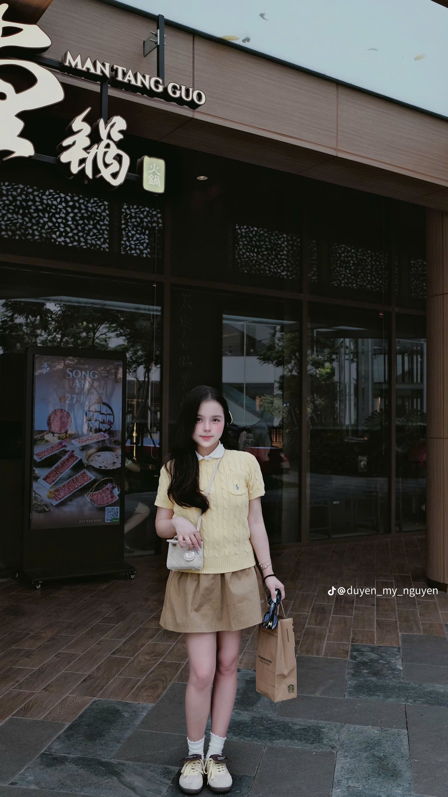 Áo len tay cộc thừng ngựa túi