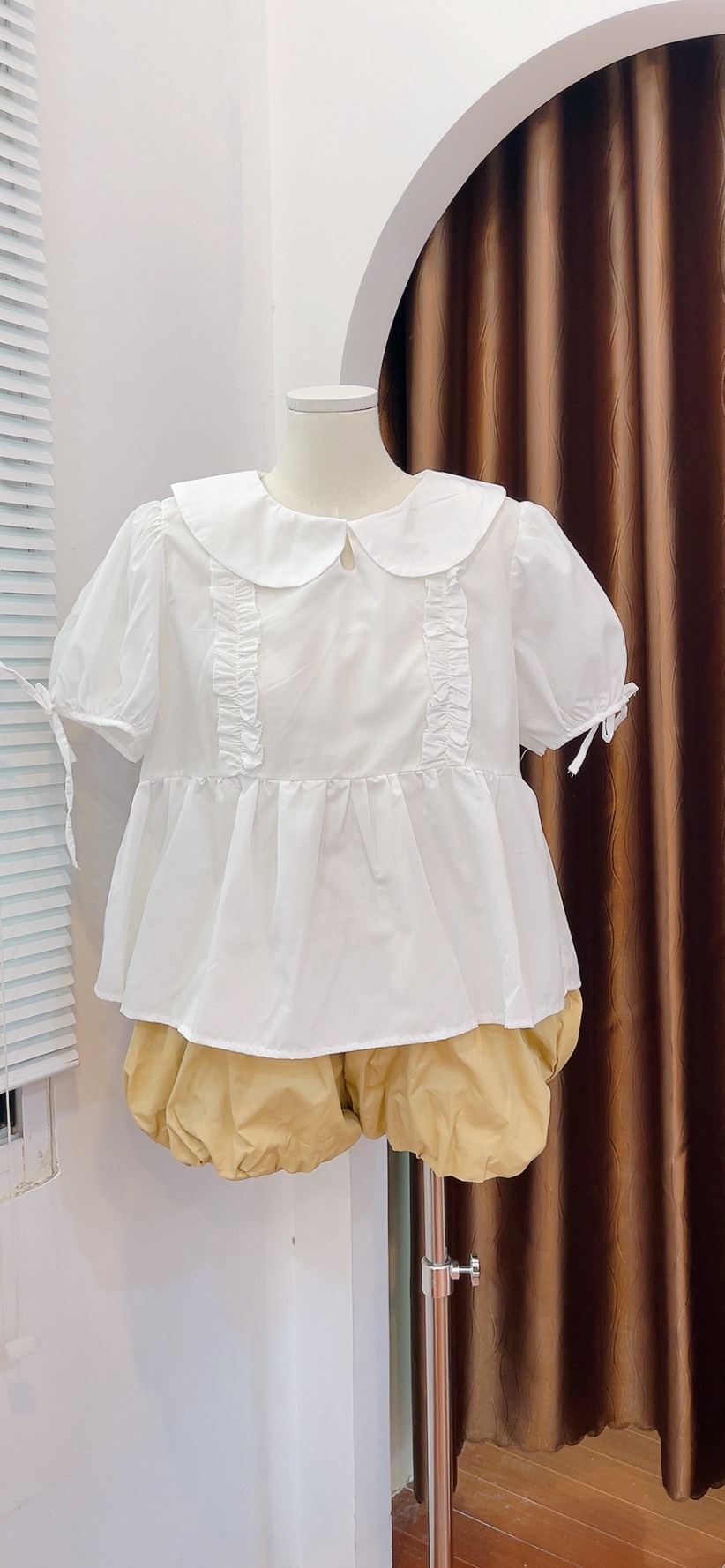 Set áo babydoll kèm quần bí