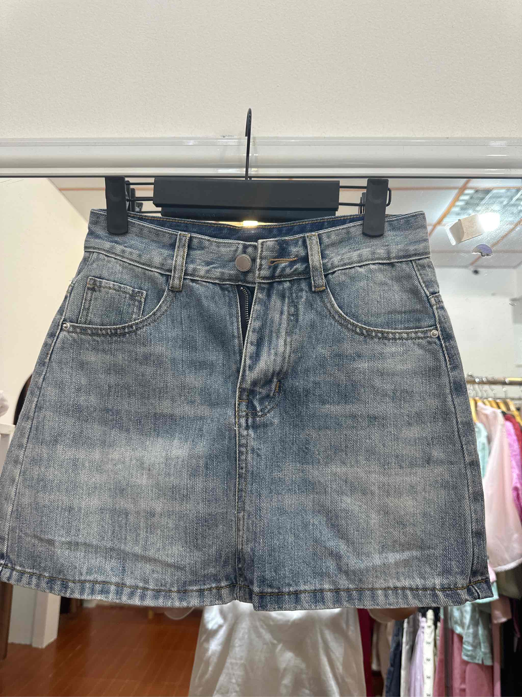 JVN8 quần váy trơn may mạc lưng 6498