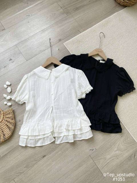Áo thô 3 tầng bèo gấu
