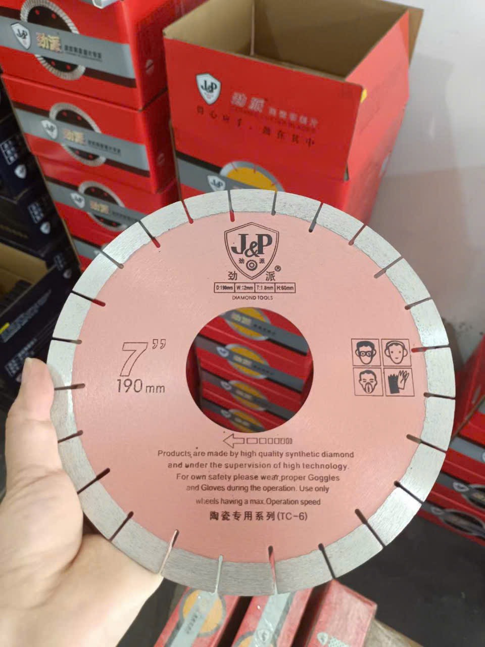 Lưỡi cắt 190_ tc6 răng dày