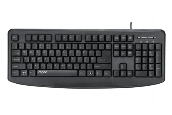 Bàn phím Rapoo NK1800 đen (USB)