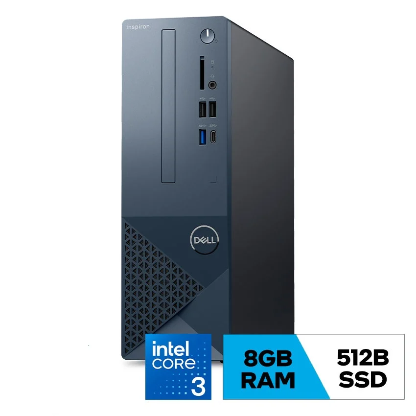 Máy tính để bàn Inspiron 3030S	Form nhỏ 42IN3030S14100 &nbsp; &nbsp; &nbsp;Core i3-14100, 8GB DDR5, 512GB SSD, Mouse MS116, Keyboard KB216