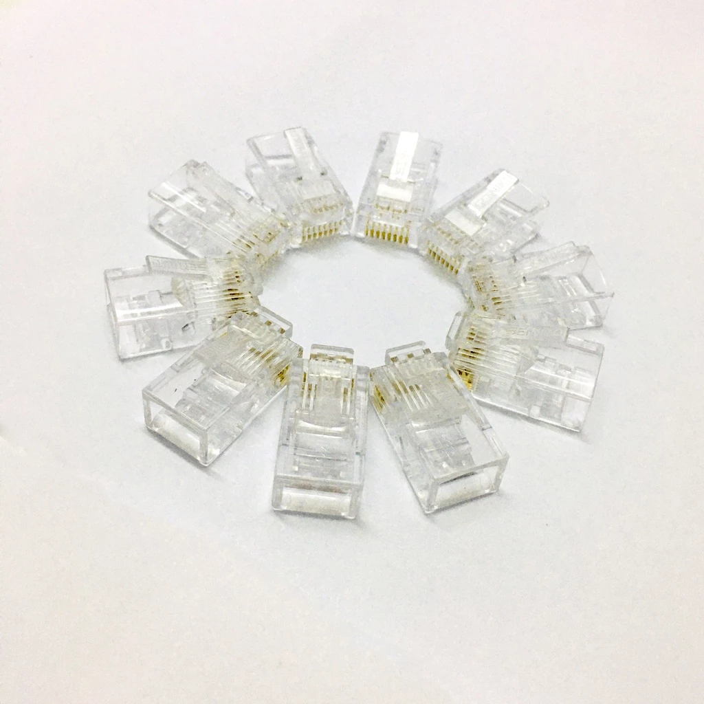 Hạt mạng dây thoại AMP RJ11 ( 100 chiếc/túi)