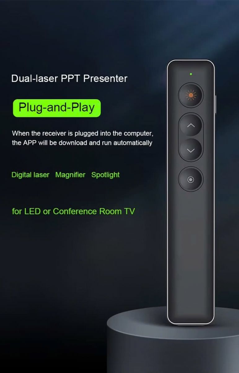 Bút Trình Chiếu Laser H90S MeekBase Dùng Cho TiVI Tia Xanh