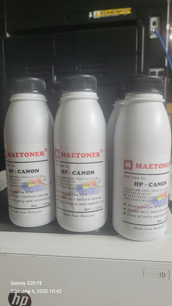 Mực chai nạp12A 49A 53A bơm cho máy in Canon 2900, 3300