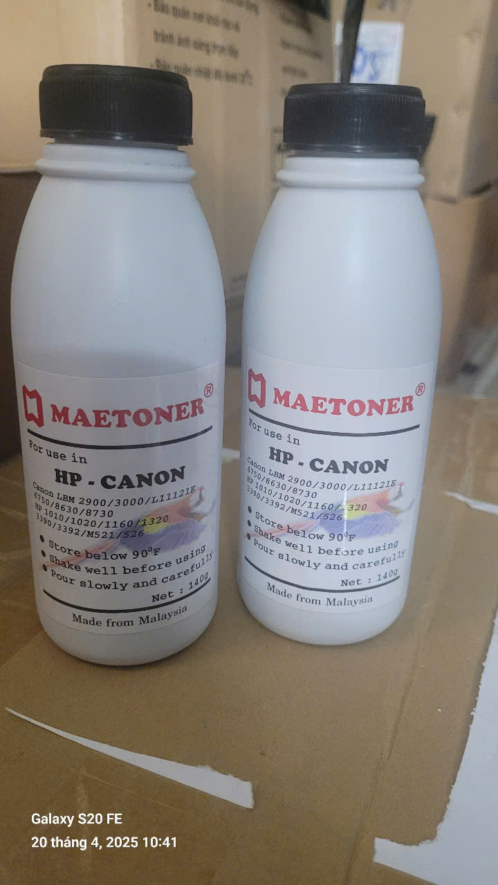 Mực chai nạp12A 49A 53A bơm cho máy in Canon 2900, 3300