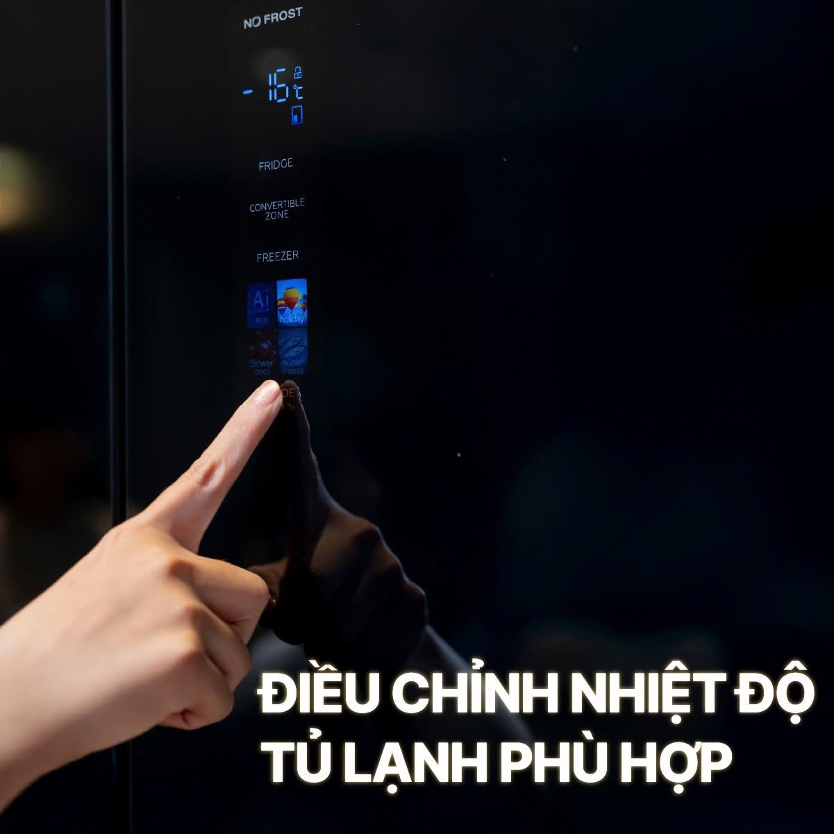 Điều chỉnh nhiệt độ tủ lạnh phù hợp