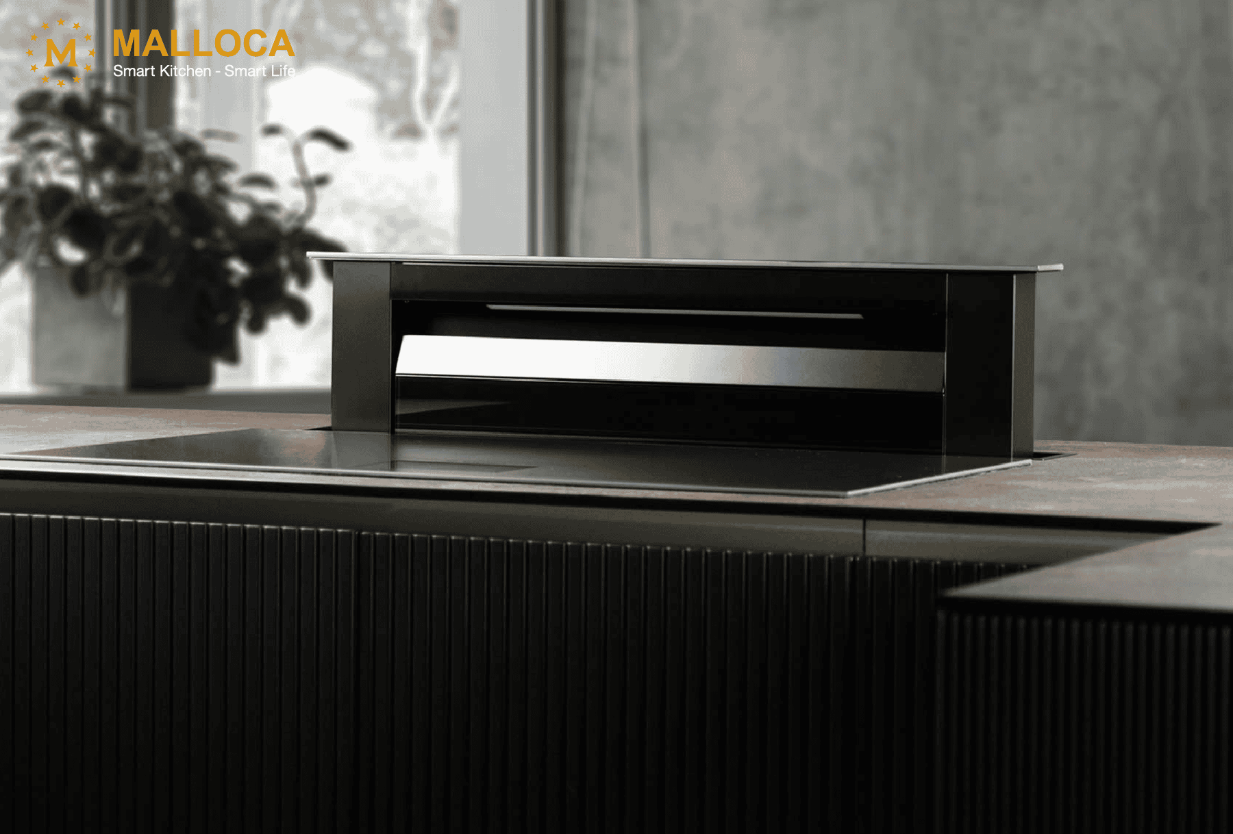 Hình ảnh máy hút mùi âm bàn Malloca Downdraft K-900BM