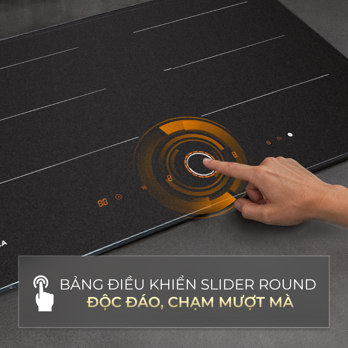 Cảm biến Slider Round trực quan