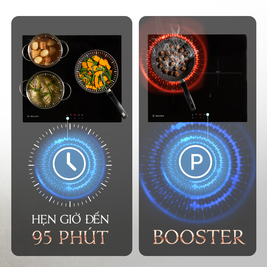 Hẹn giờ và tính năng booster