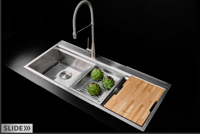 Hình ảnh chậu rửa chén slide ms 1162r