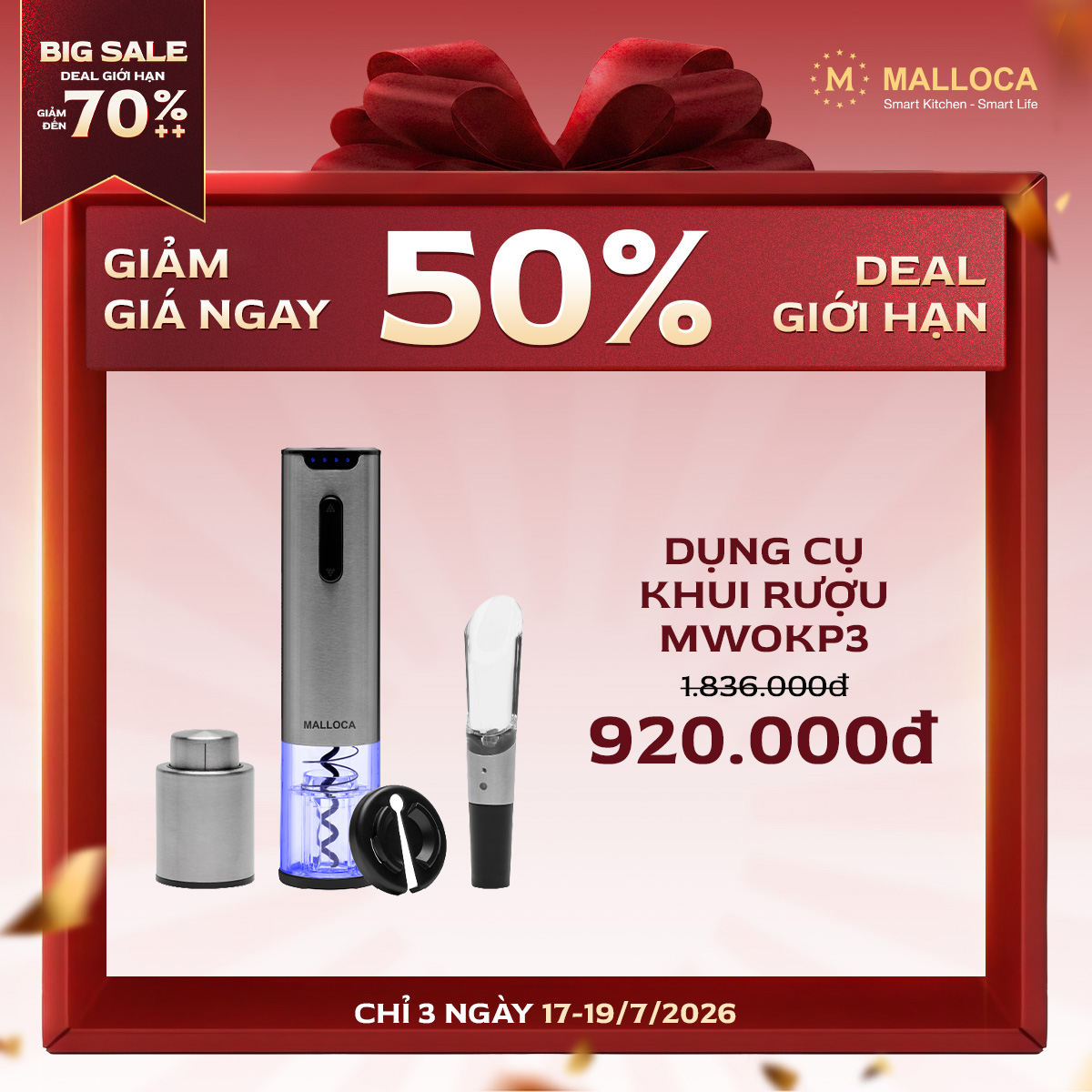 Dụng Cụ Khui Rượu MWOKP3