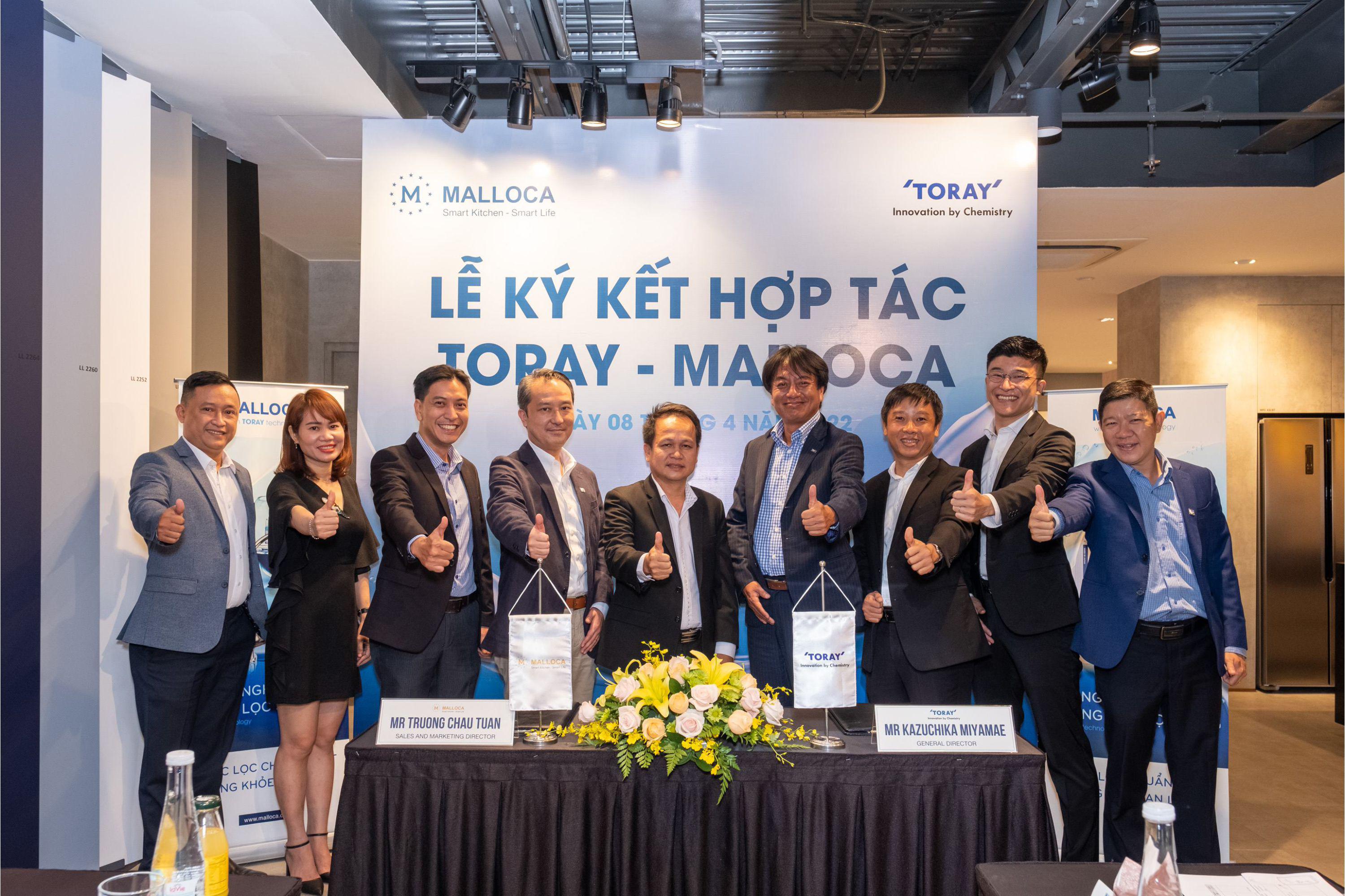 Malloca chính thức phân phối thiết bị lọc nước Malloca - With Toray Technology