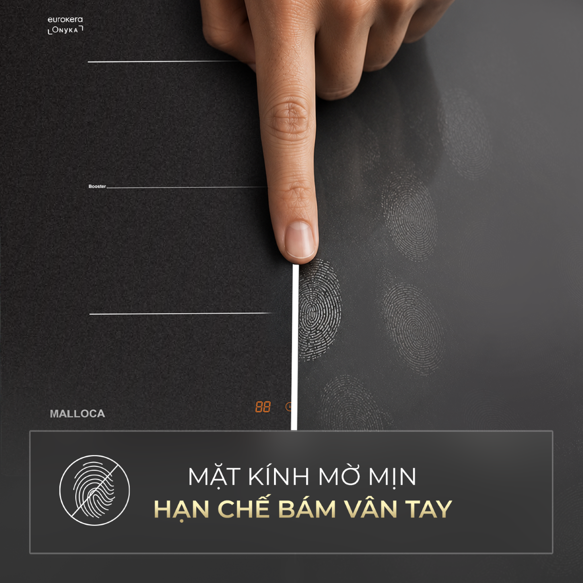 Bề mặt Matte Black thời thượng