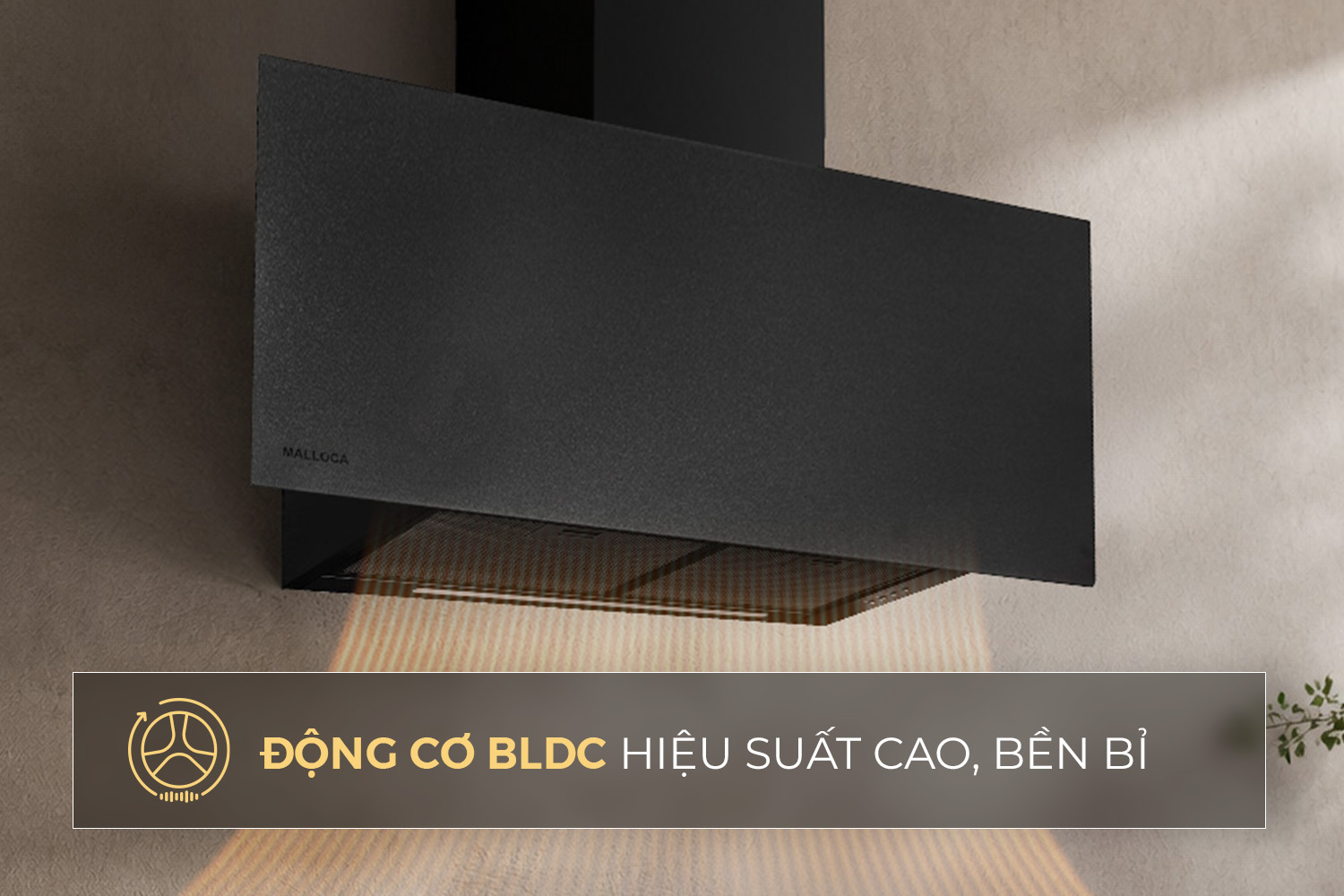 Máy Hút Mùi Áp Tường Dạng Chữ T 90cm Malloca VERTICAL MH900VTC - kích thước lắp đặt