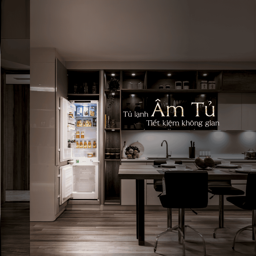 tủ lạnh âm tủ - Tủ lạnh âm tủ Malloca MF246EBI