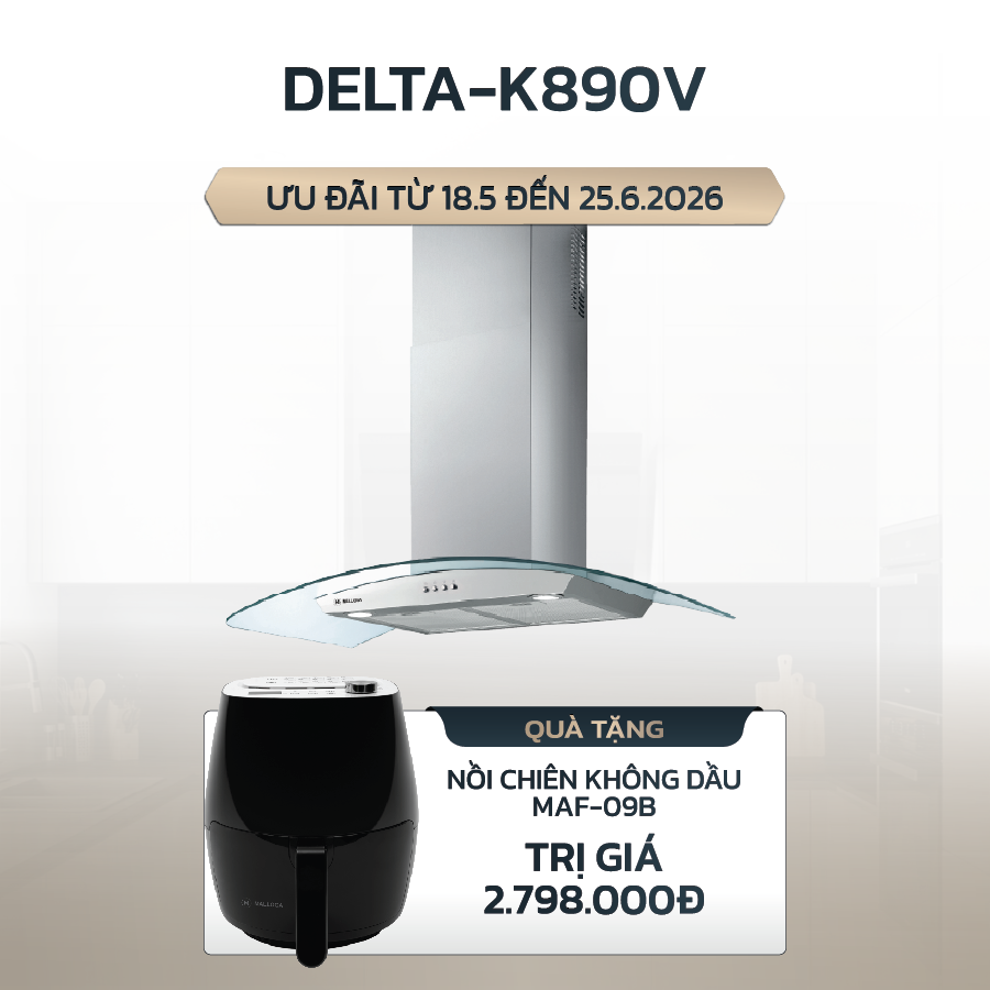 Máy hút mùi áp tường dạng chữ t 90cm