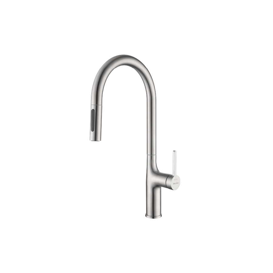 K1726SS | Malloca | Vòi rửa chén nóng lạnh dây rút inox 304 EcoKitchen