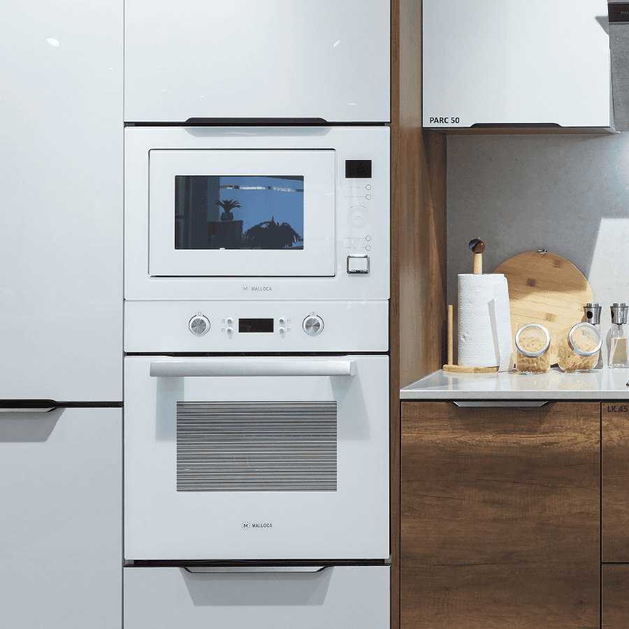 Lò Nướng Âm Tủ 60cm Dung Tích 65L Trắng Malloca MOV65DA - hình ảnh sản phẩm thực tế