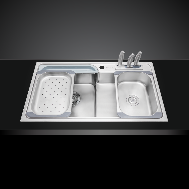 Chậu Rửa Chén Inox 304 kích thước 85cm
