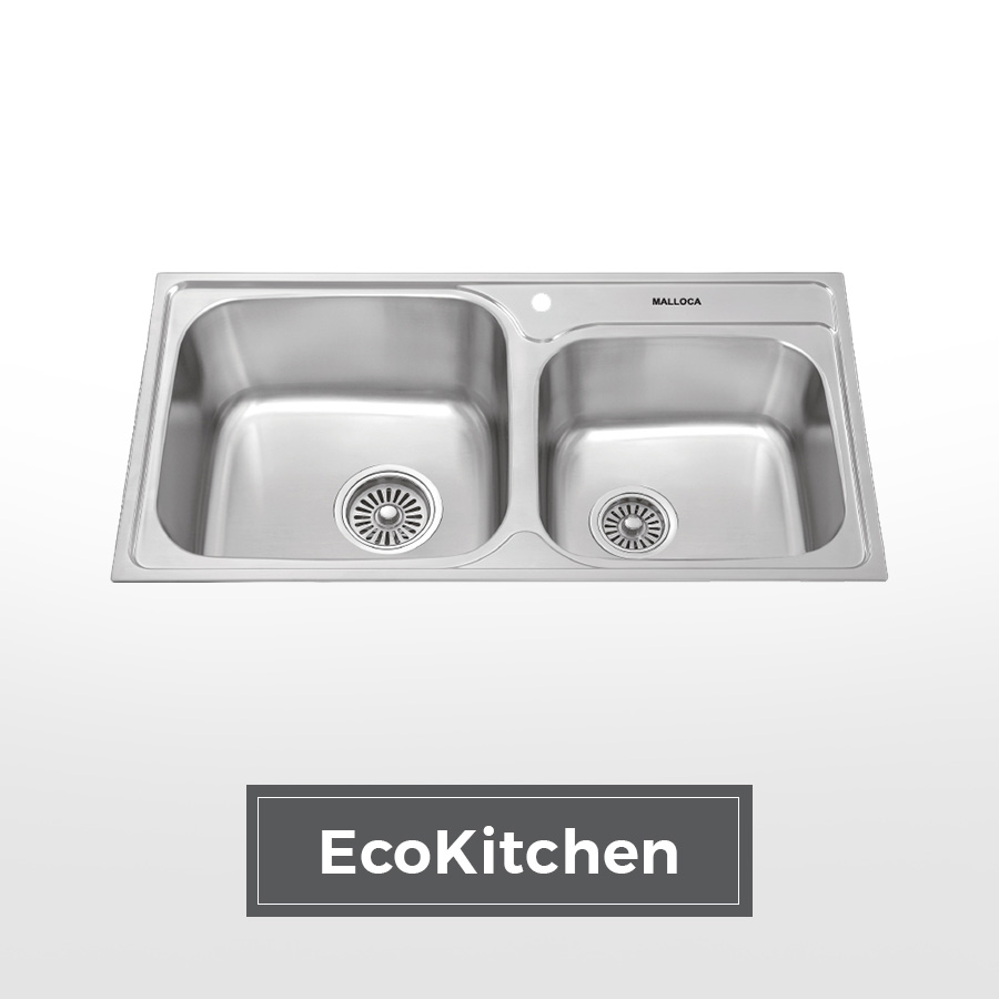 Chậu rửa chén 2 hố inox MS1011NEW