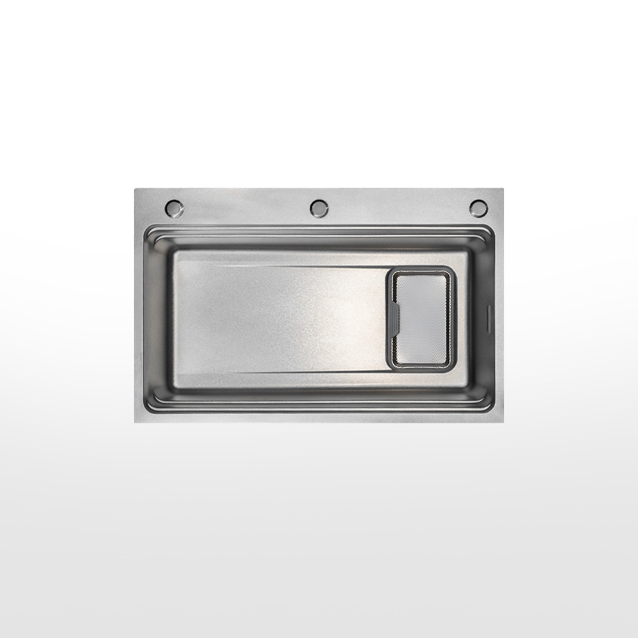 Chậu rửa chén 1 hố Inox 304 hạn chế trầy xước kích thước 77 cm SILVER MS7750SI