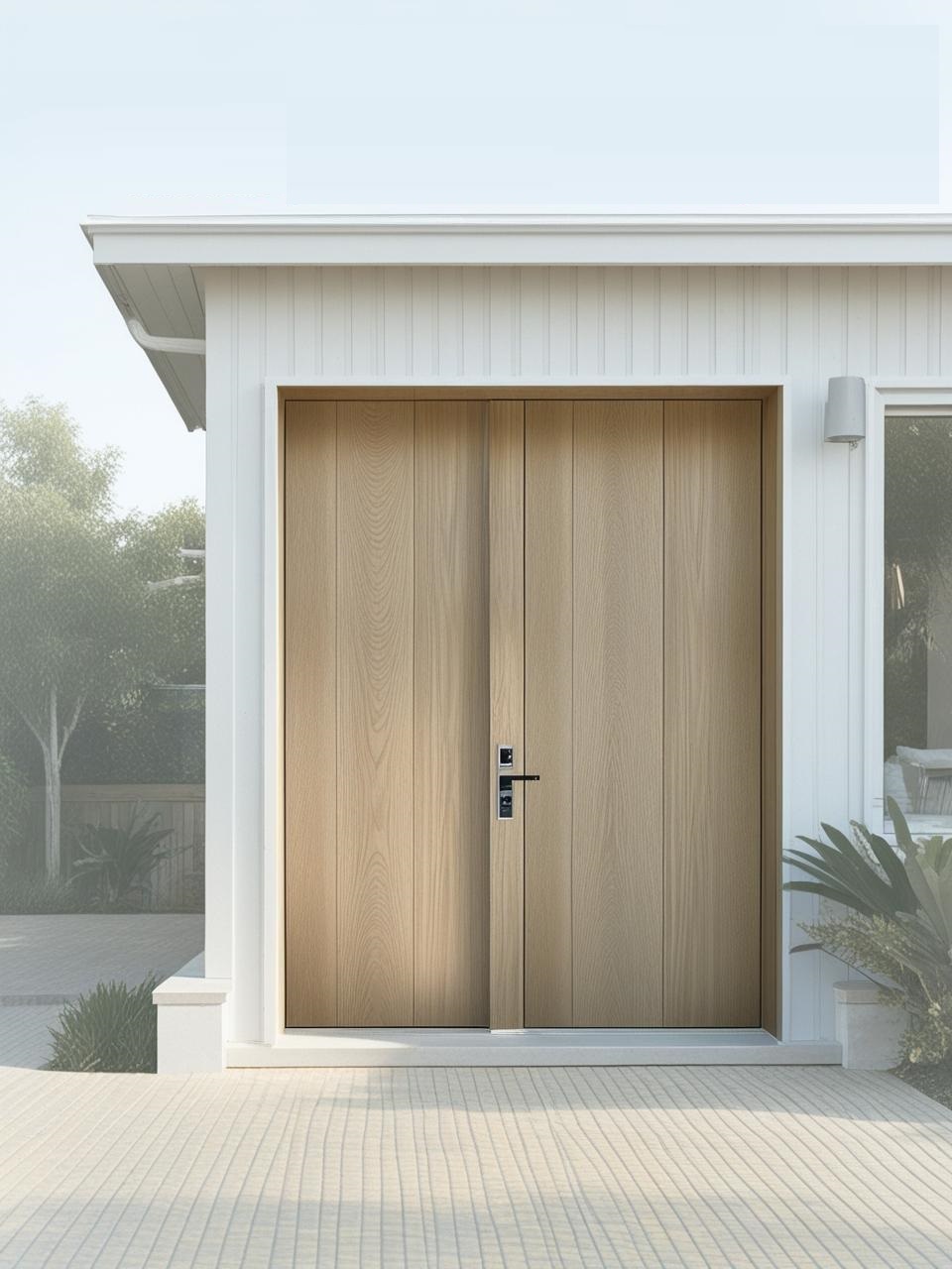 Ưu nhược điểm của cửa thép vân gỗ bạn nên biết