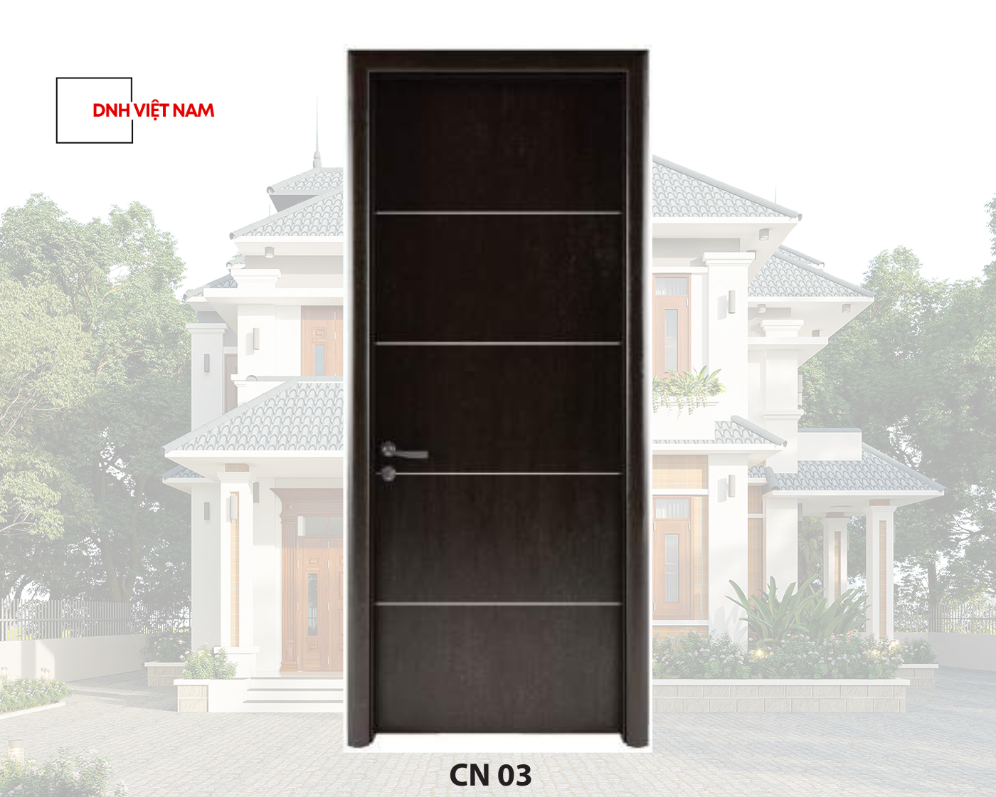 Cửa Composite Chỉ Nhôm CNC03