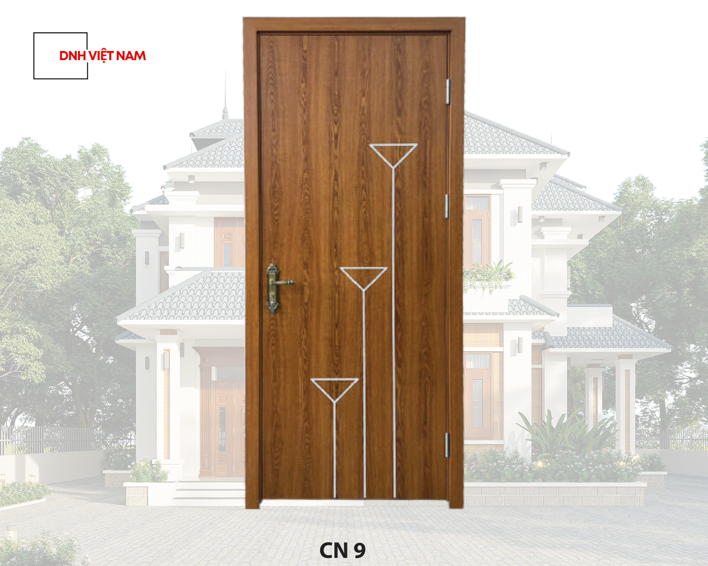 Cửa Composite Chỉ Nhôm CNC09