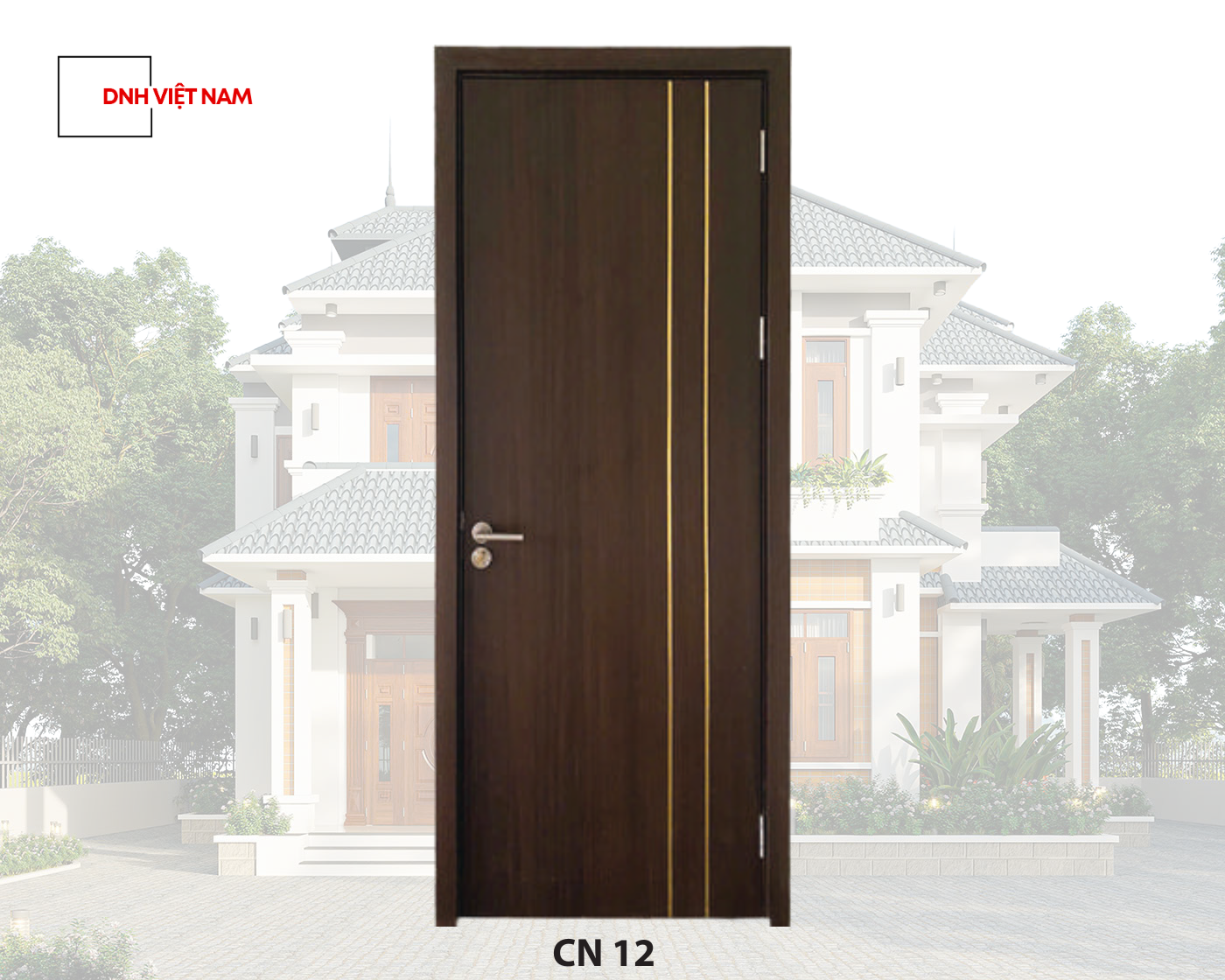 Cửa Composite Chỉ Nhôm CNC12