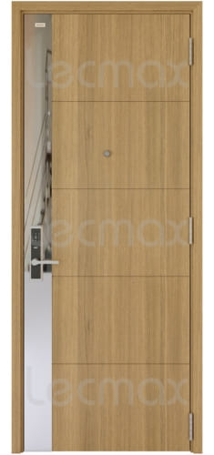 Cửa Thép Vân Gỗ 1 Cánh - LM104