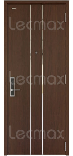 Cửa Thép Vân Gỗ 1 Cánh LM111