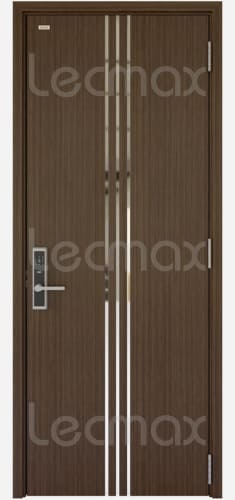 Cửa Thép Vân Gỗ 1 Cánh - LM107