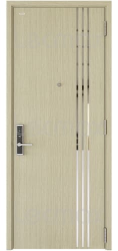 Cửa Thép Vân Gỗ 1 Cánh - LM104