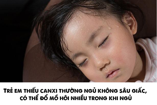 Dấu hiệu trẻ thiếu Canxi
