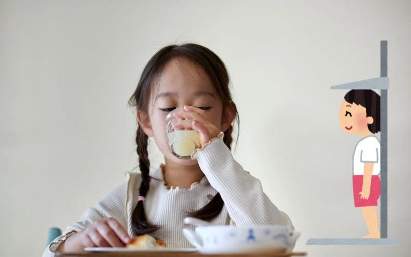 Nên uống sữa vào lúc nào để tăng chiều cao?