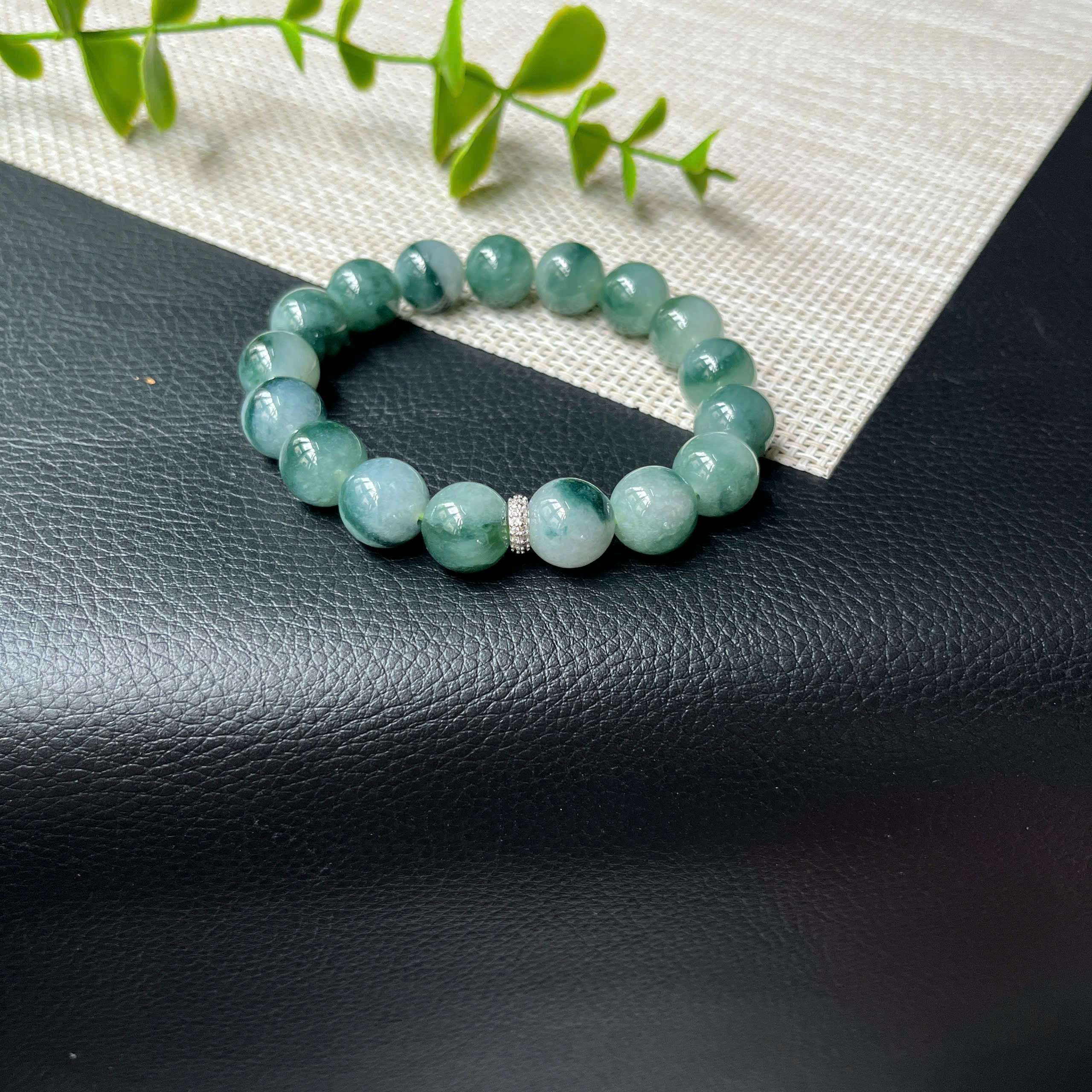 Vòng ngọc cẩm thạch hoa bay 11.9mm