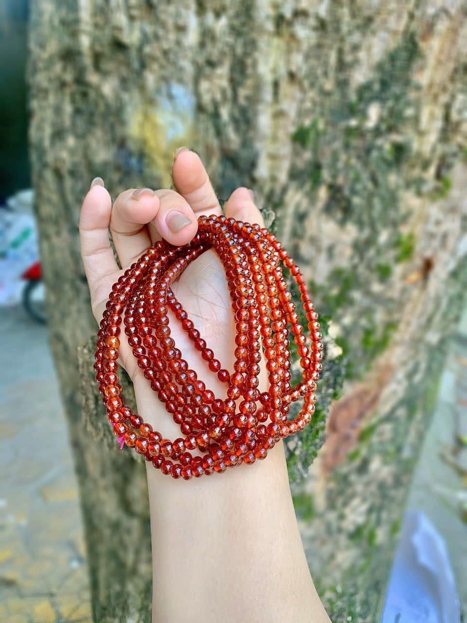 Chuỗi garnet 5-5.8mm