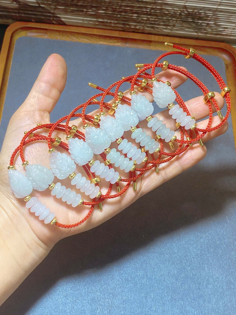 Vòng hồ ly chúa mix ngũ điếu lên cáp