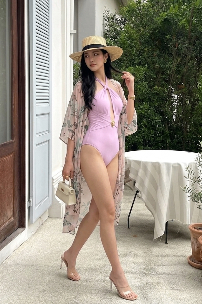 Áo choàng Rosie- Rosie Chiffon Robe